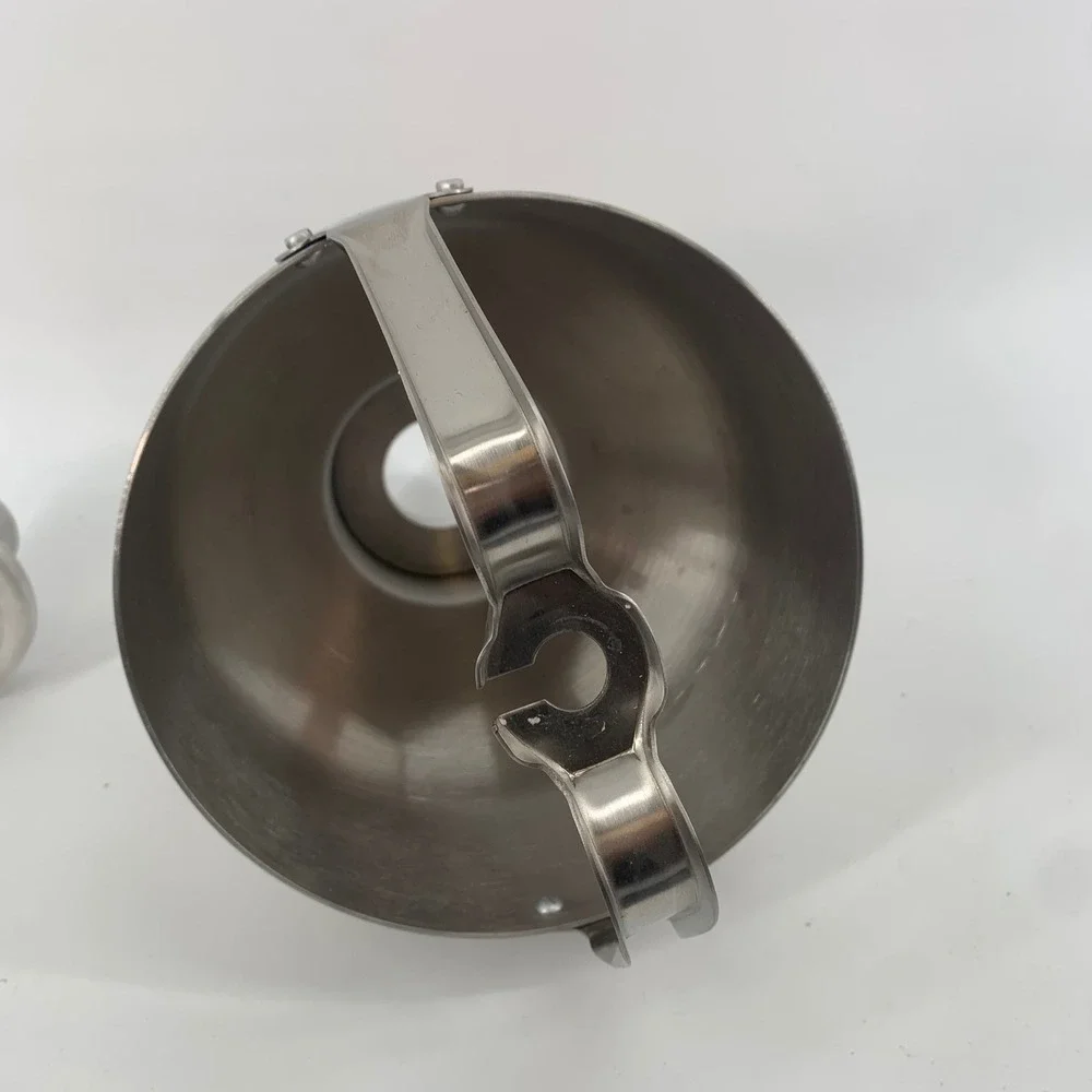 Upmost Stainless Steel Pancake Donut Batter Dispenser Manual Piston Funnel Stand